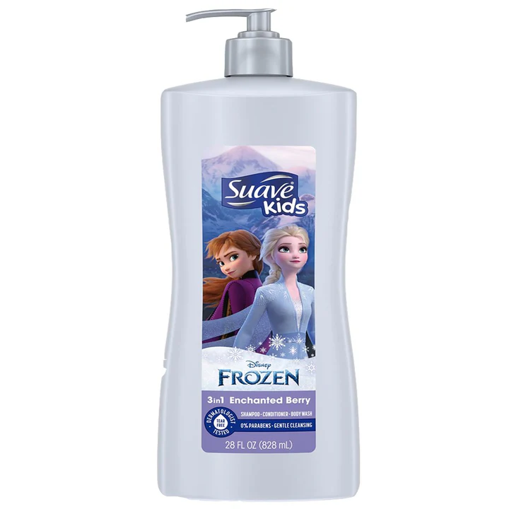 Suave Shampoo kids 3 in 1 Disnep Frozen 828ML