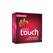 Tuoch Condoms Flavored Strawberry 3s