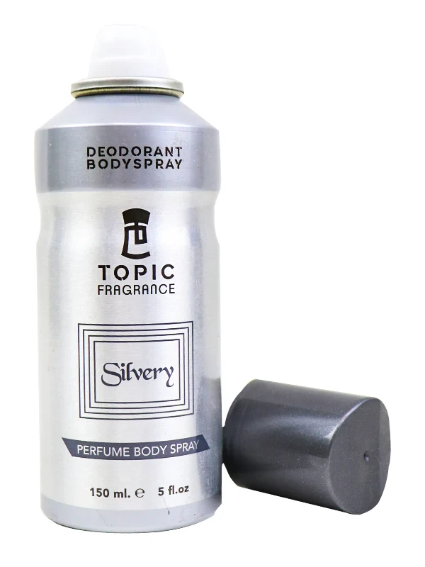 Topic Fragrances Deodorant body Spray Silvery 150Ml