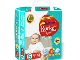 Rocket Premium Diapers XL-5 58P