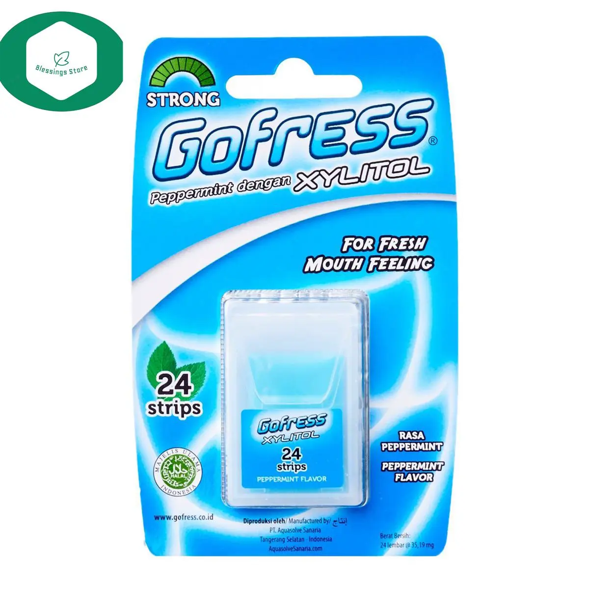 Gofress Mouth Strips Barley Mint