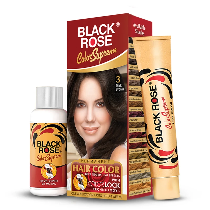 Black Rose Hair Color 03 Dark Brown