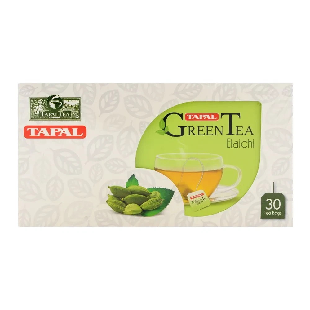 Tapal Green Tea Bags Elaichi 30P