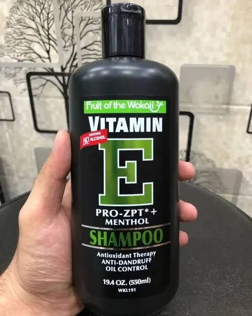 F.O.T Wokali Shampoo Vitamin E PRO-ZPT Menthol WKL 191 550ML