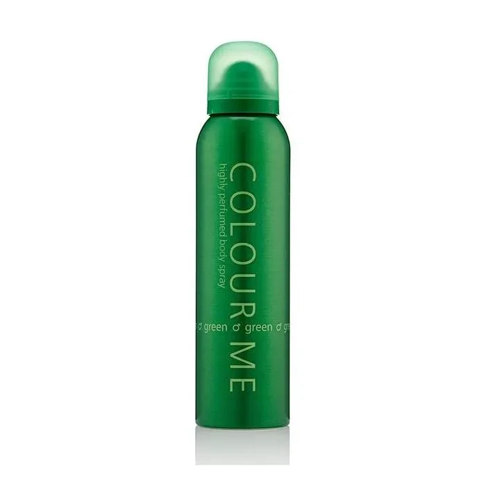 Colour Me Deodorant Body Spray Green 150Ml