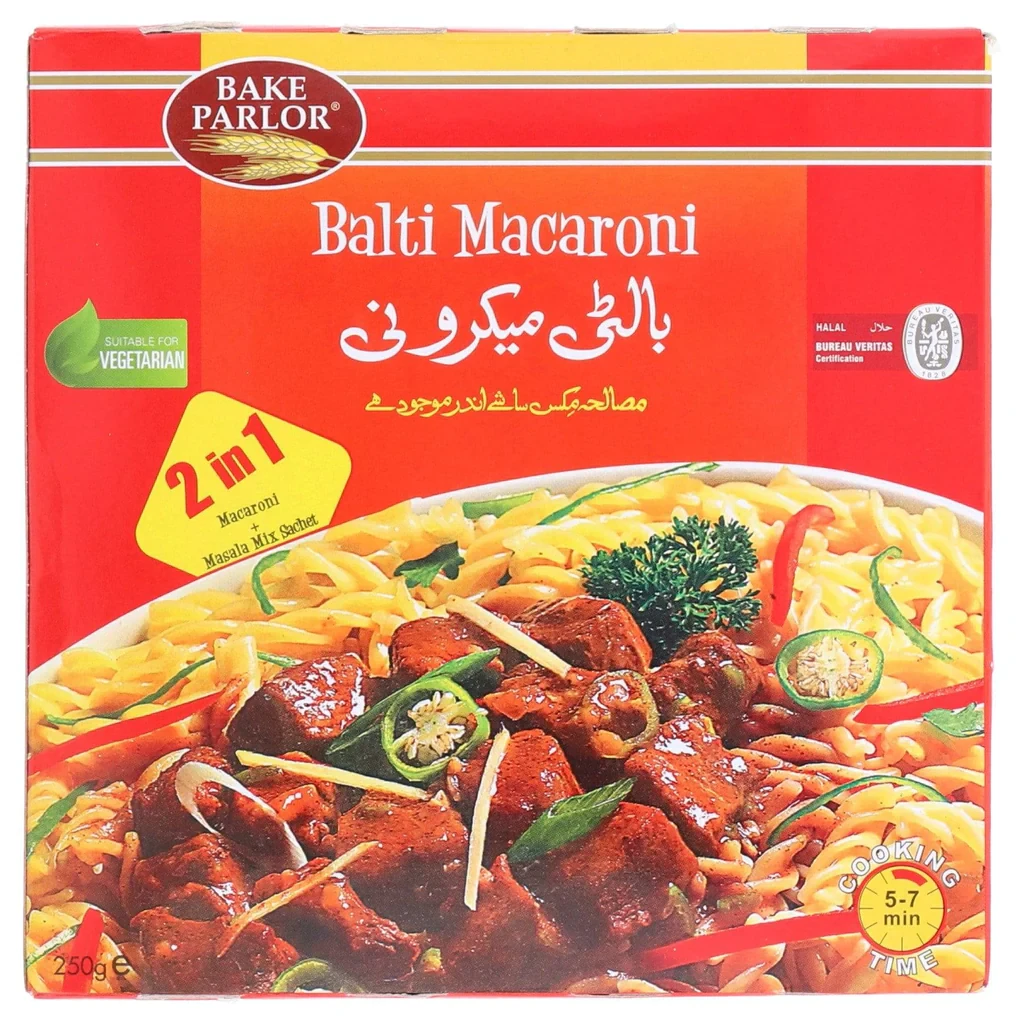 Bake Parlor Macroni Box Balti 250G