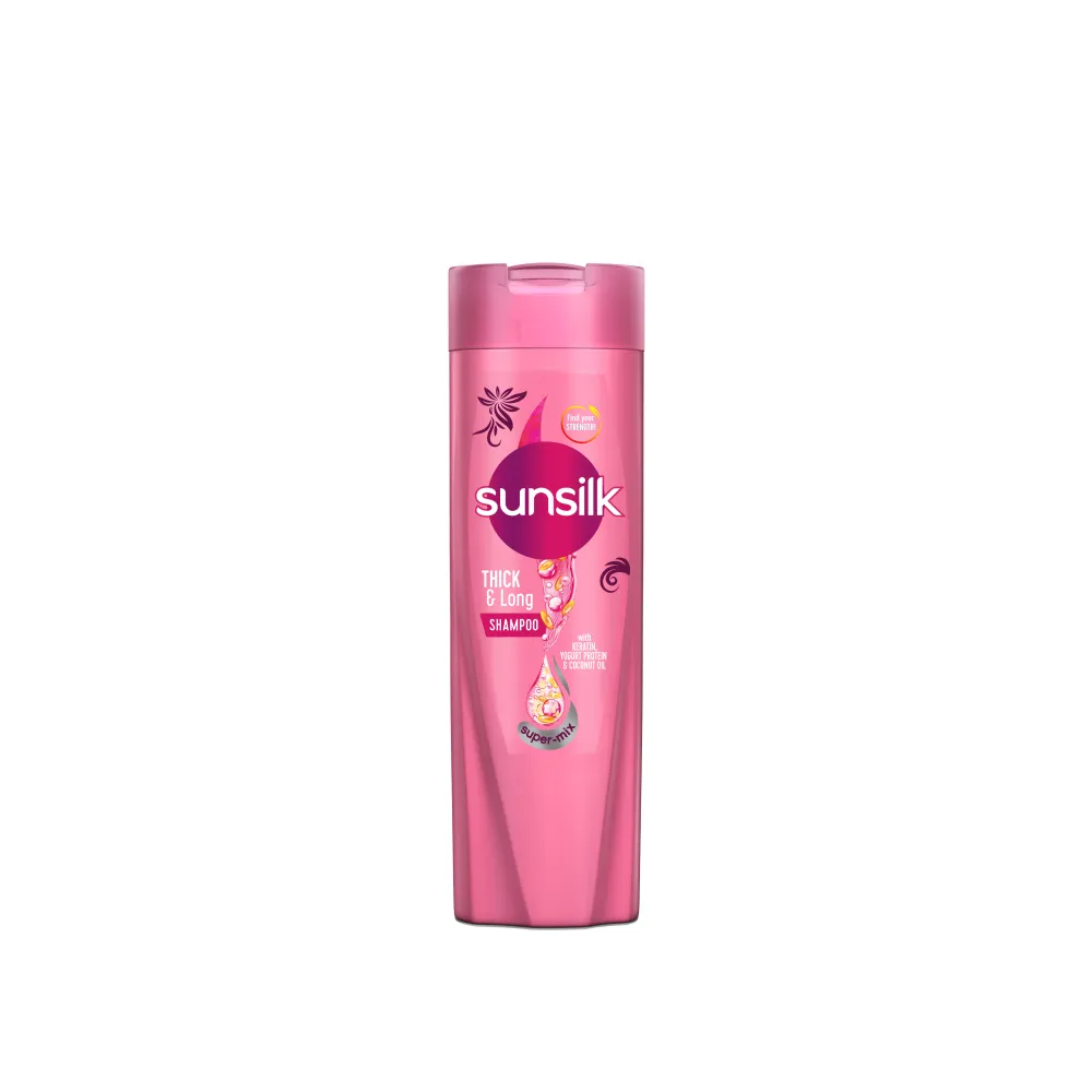 Sunsilk Shampoo Thick Long Pink Pk 185ML