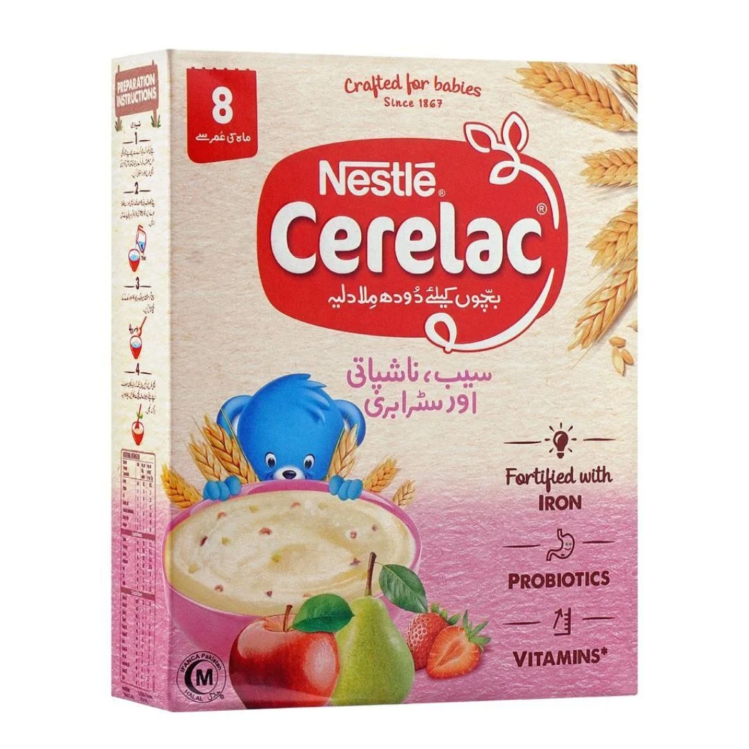 Nestle Cerelac Apl Strawberry 175G