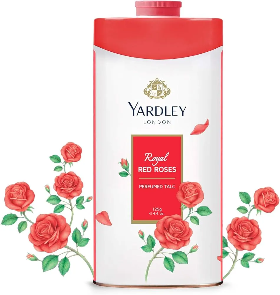 Yardley Talcum Powder Royal Red Rose 150G