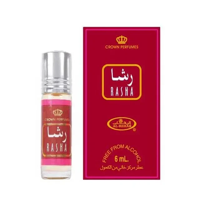 Al Rehab Concentrated Perfume Oil, Attar Rasha 6ML