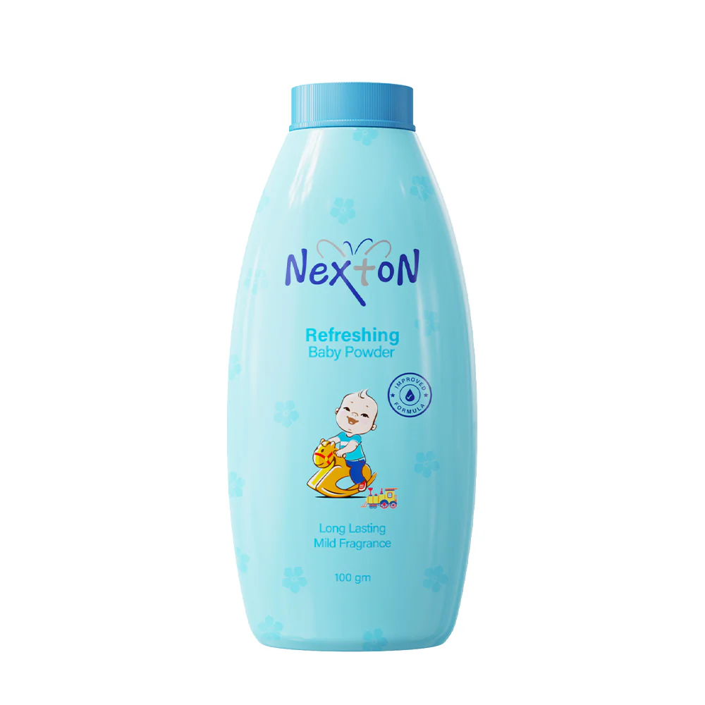 Nexton Baby Powder blue Refreshing 100g