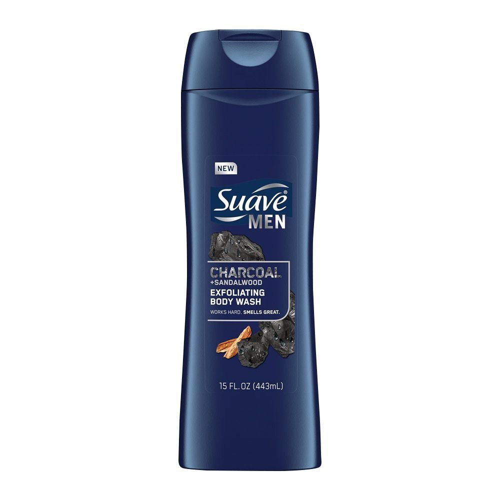 Suave B-Wash Men Charcoal 443ML