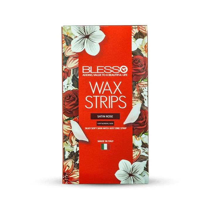 Blesso Wax Strips Rose