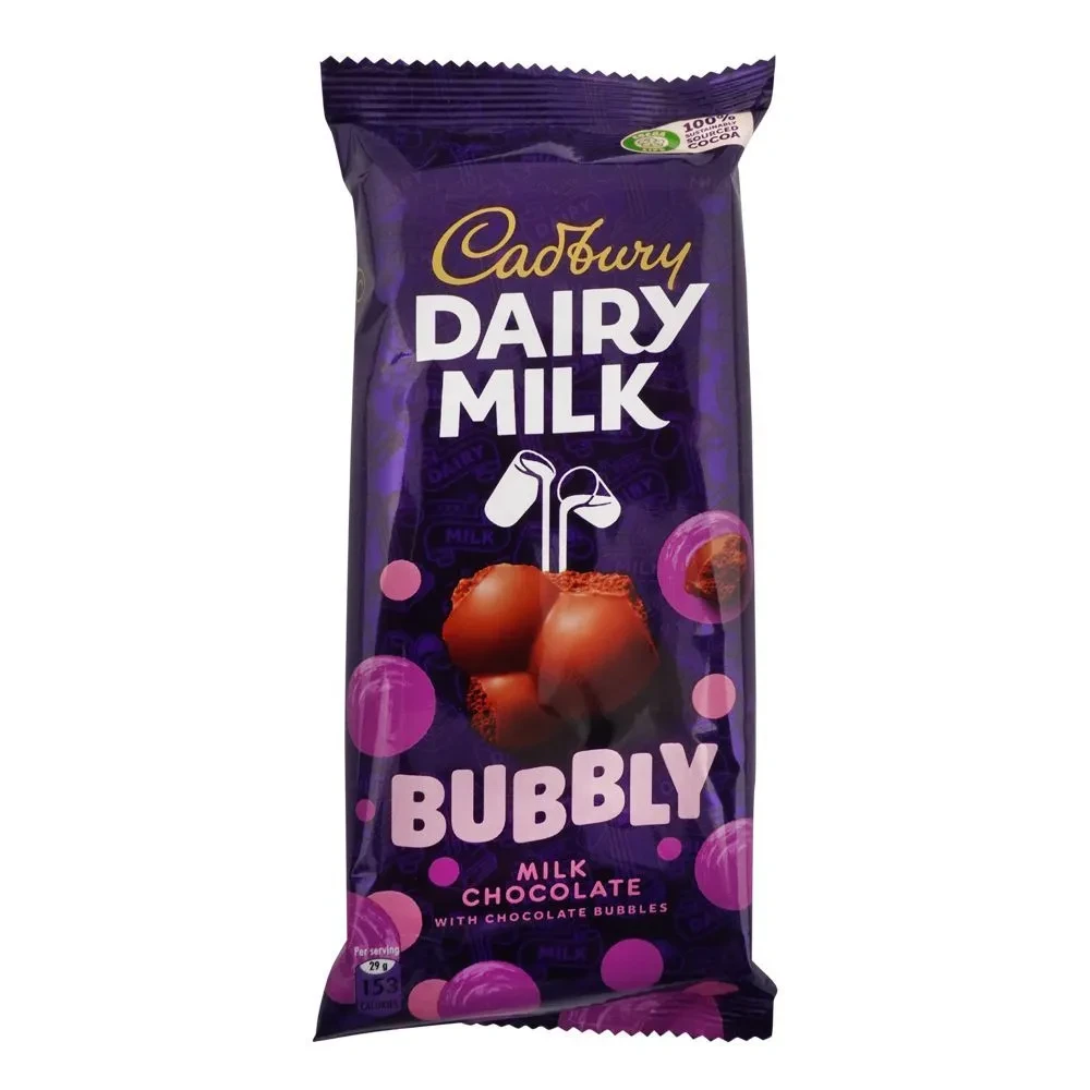 Cadbury Dairy Milk Chocolate Bubbly Pk 87G