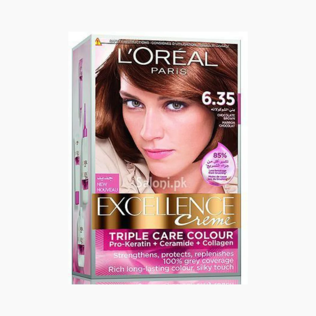 Loreal Excellence Hair Color 6.35 Light Amber