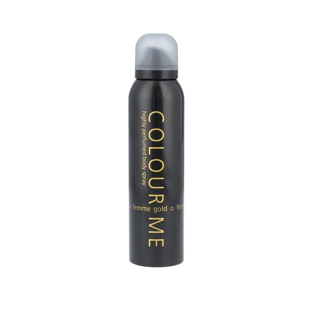 Colour Me Deodorant Body Spray Femme Gold 150Ml