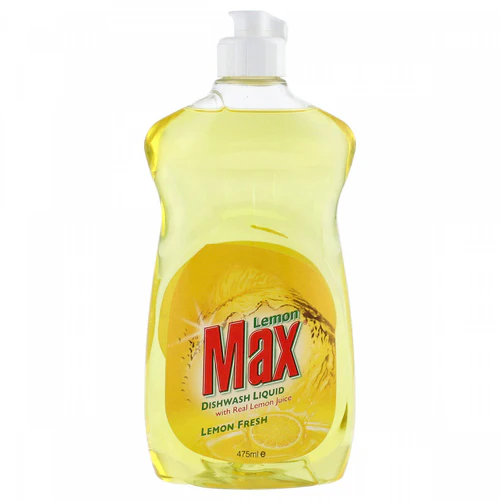 Lemon Max Dishwash Liquid Yellow 475ml
