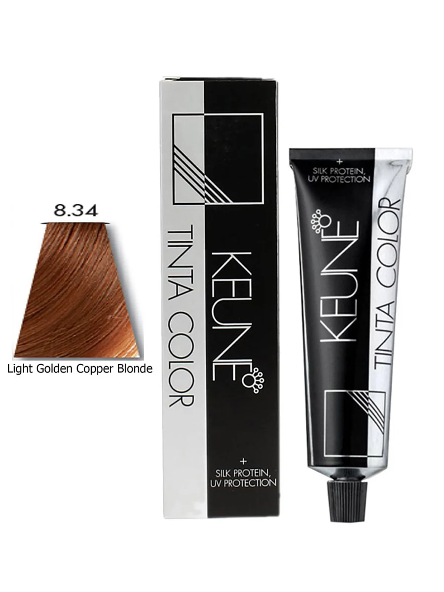 Keune Color Tinta 8.34 Light Golden Blonde