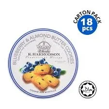 k.Harrodson Cookies Biscuit Tin Blueberry 400G