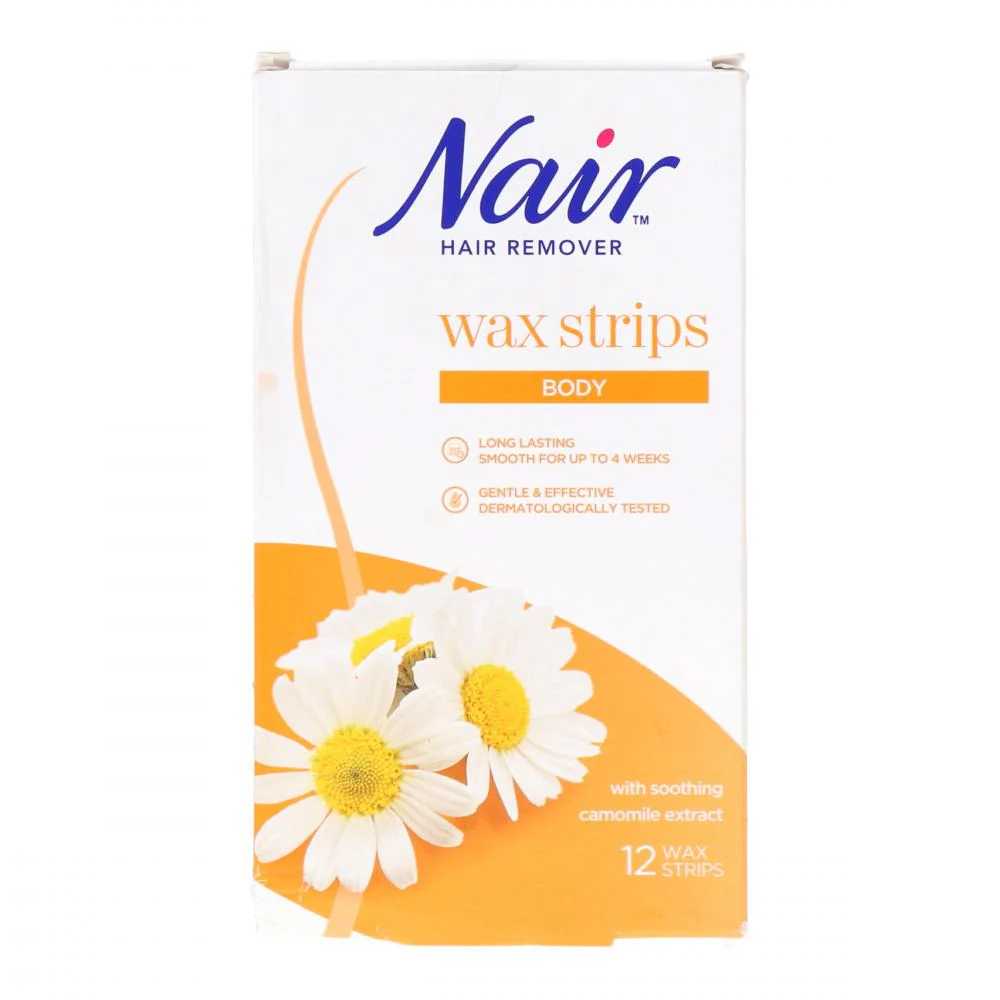 Nair Hair Remover Camomile Wax Strips 12S
